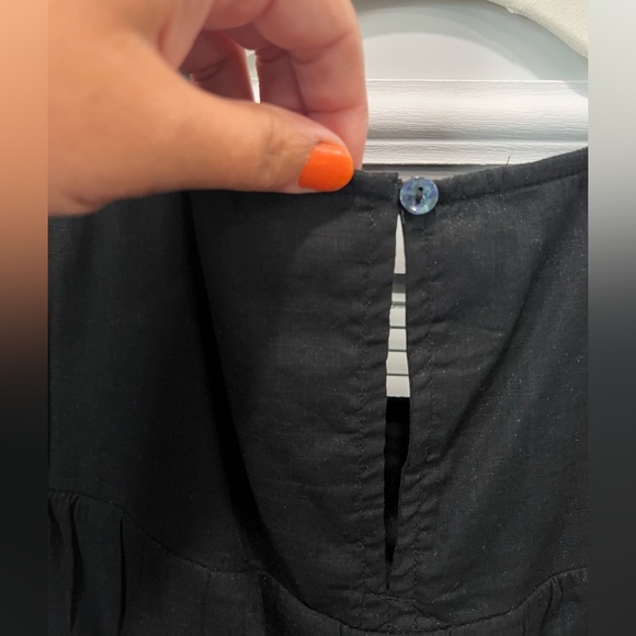 Old Navy Women’s Black Pintucked Shift Dress Size Large Tall - Picture 7 of 11